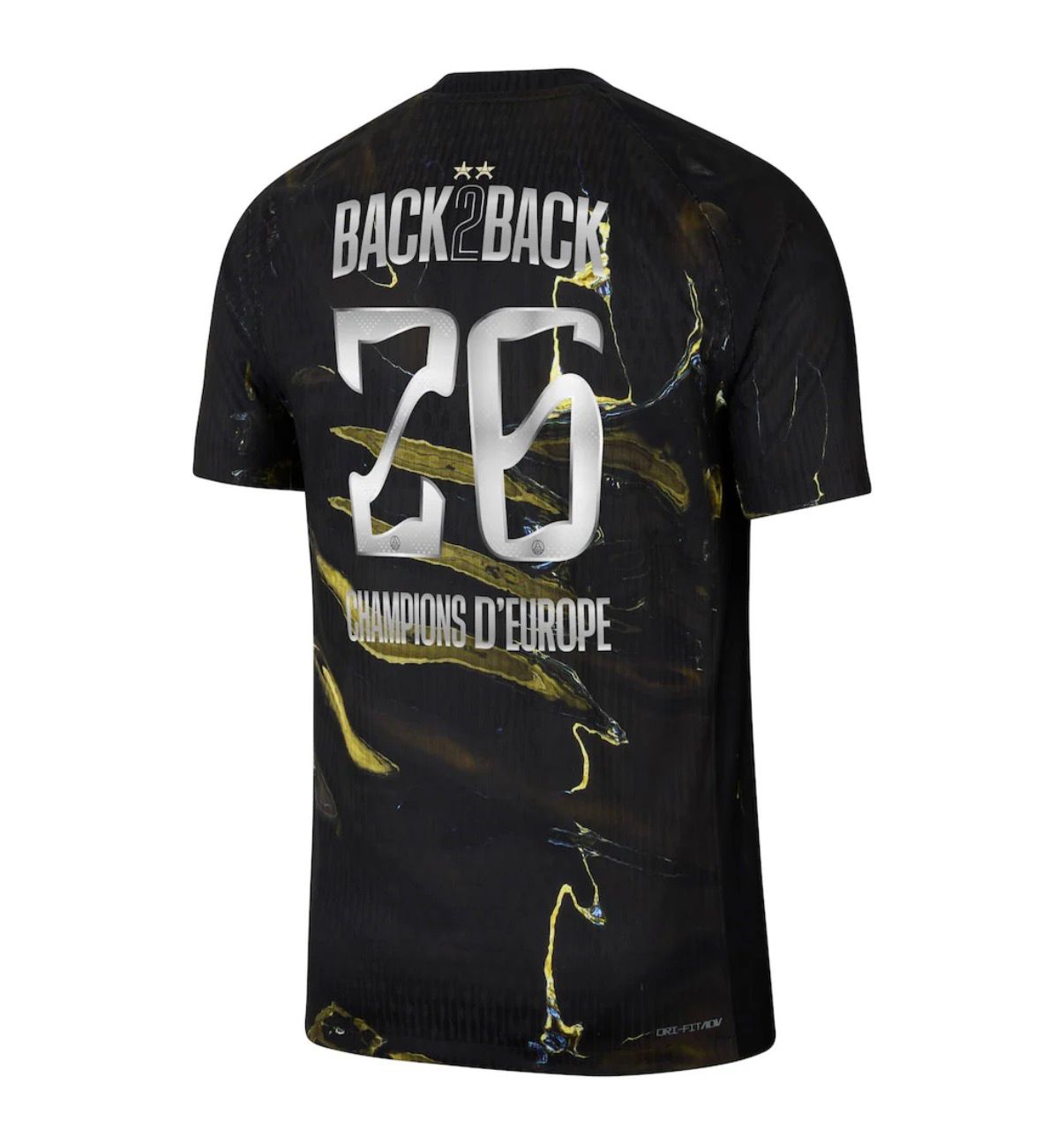 MAILLOT PSG NIGHT STADIUM BACK2BACK 26 AVEC LES 2 ÉTOILES ⭐️⭐️