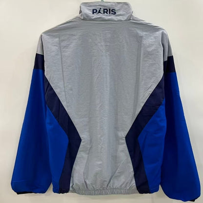 Veste coupe-vent réversible PSG gray
